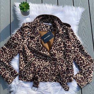 Pretty little thing cheetah utility jacket